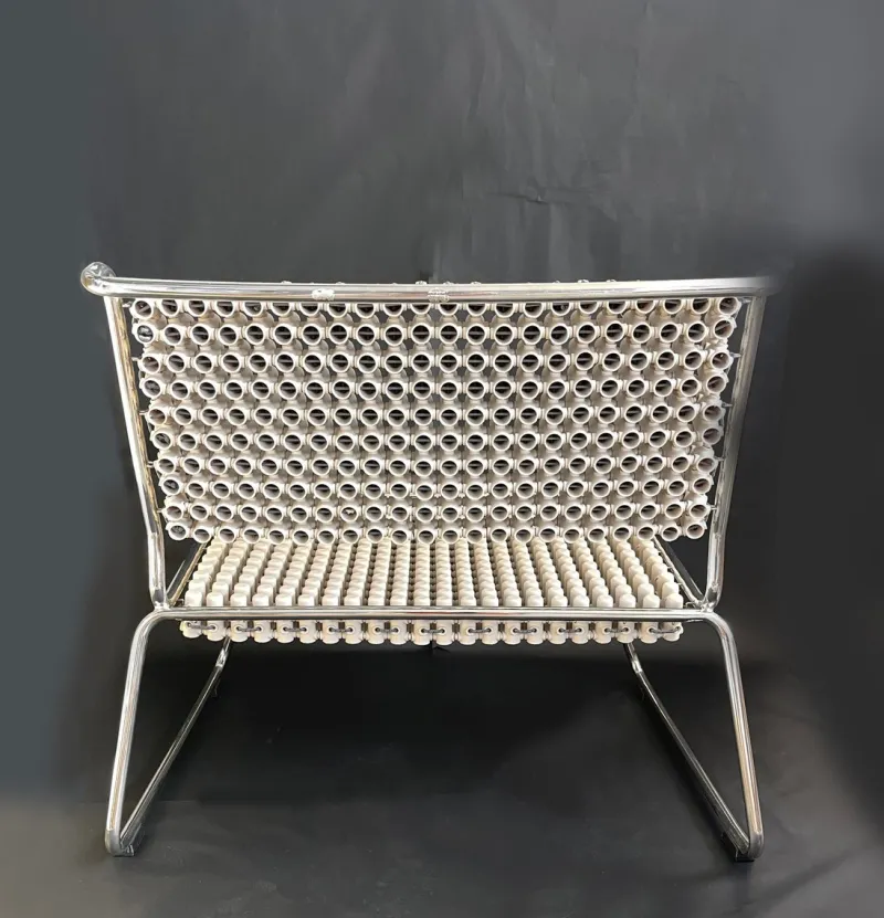 Outlet Pamono Set of Grey Accupunto Outdoor Chairs by Yos & Leonard Theosabrata, 2003