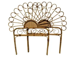 Best Pamono Set of Headboard in Bamboo and Rattan, Handcrafted Côte Dazur, France, 1960s