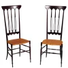 Pamono Set of High Back Chiavarina Chair by Gio Ponti for Sac Chiavari, 1950s> Side Chairs & Dining Chairs
