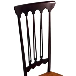 Pamono Set of High Back Chiavarina Chair by Gio Ponti for Sac Chiavari, 1950s><noscript><img width=