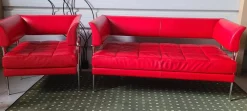 Pamono Set of Hydra Castor Sofa and Armchair from Poltrona Frau, 2001> Living Room Sets