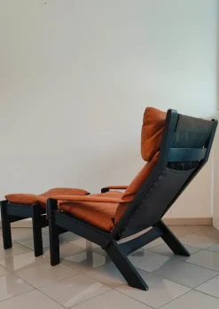 Pamono Set of Inca Chaise Longue and Ottoman by Peter Opsvik for Westnofa, 1970s><noscript><img width=