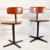 Pamono Set of Industrial School Chairs, 1960s> Children's Chairs