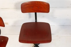 Pamono Set of Industrial School Chairs, 1960s><noscript><img width=