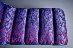 Discount Pamono Set of Italian Chaise Lounge with Ottoman in Prelle Curated Fabric by Julia King, 1930s