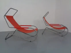 Online Pamono Set of Lido Sun Lounger by Battista & Gino Giudici for Wohnbedarf, 1999