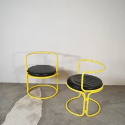 Pamono Set of Locus Solar Series Lounge Chairs by Gae Aulenti for Poltronova, Late 1960s><noscript><img width=