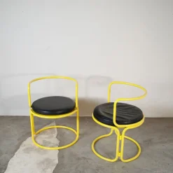 Pamono Set of Locus Solar Series Lounge Chairs by Gae Aulenti for Poltronova, Late 1960s><noscript><img width=