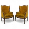 Pamono Set of Louis XVI Style Wing Chairs> Lounge Chairs & Armchairs