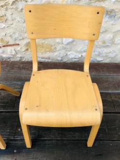 Pamono Set of Mid-Century Bentwood Children Chairs