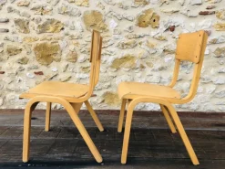 Pamono Set of Mid-Century Bentwood Children Chairs