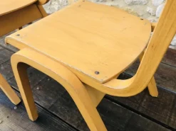 Pamono Set of Mid-Century Bentwood Children Chairs