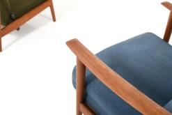 Pamono Set of Mid-Century Danish Teak Reclining Lounge Chairs, 1960s><noscript><img width=