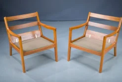 Pamono Set of Mid-Century Teak Senator Lounge Chairs by Ole Wanscher><noscript><img width=