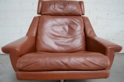 Pamono Set of Model 802 Lounge Chair and Ottoman by Werner Langenfeld for ESA, 1970s><noscript><img width=
