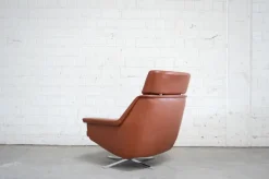 Pamono Set of Model 802 Lounge Chair and Ottoman by Werner Langenfeld for ESA, 1970s><noscript><img width=