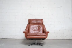 Pamono Set of Model 802 Lounge Chair and Ottoman by Werner Langenfeld for ESA, 1970s><noscript><img width=