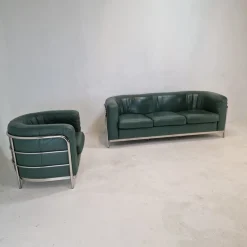 Pamono Set of Model Onda Sofa & Armchair by De Pas Durbino and Lomazzi for Zanotta, 1980s> Living Room Sets