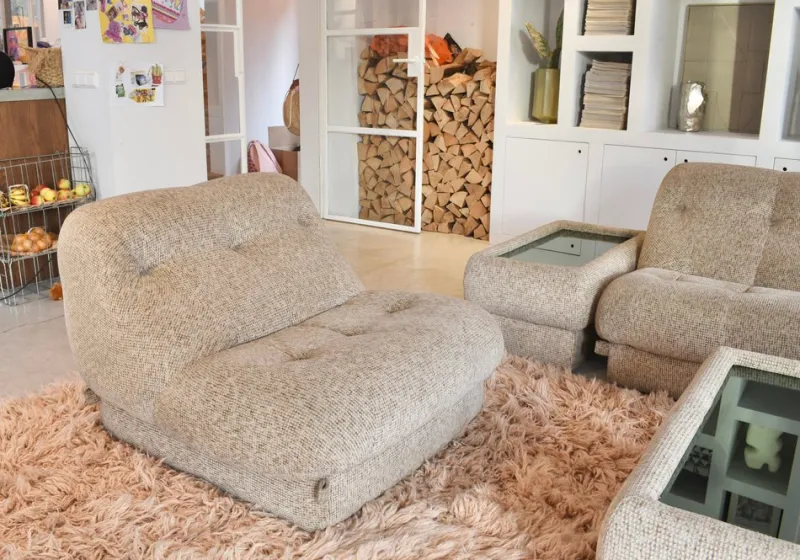 Outlet Pamono Set of Nuvolone Lounge Chairs by Rino Maturi for Mimo Padova, 1970