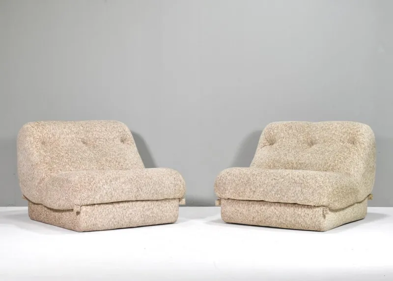 Outlet Pamono Set of Nuvolone Lounge Chairs by Rino Maturi for Mimo Padova, 1970