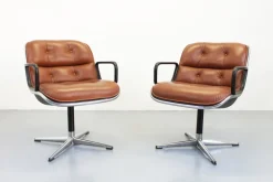 Pamono Set of Office Chairs by Charles Pollock for Knoll, 1980s> Office Chairs