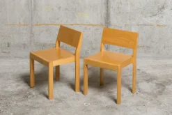 Outlet Pamono Set of Stackable Childrens Chairs Model 611 by Alvar Aalto for Artek, 1950s