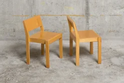 Outlet Pamono Set of Stackable Childrens Chairs Model 611 by Alvar Aalto for Artek, 1950s