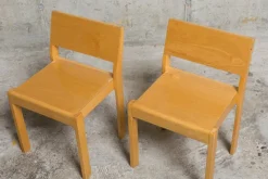 Outlet Pamono Set of Stackable Childrens Chairs Model 611 by Alvar Aalto for Artek, 1950s