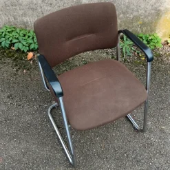 Clearance Pamono Set of Steelcase Office Chairs from Strafor, France, 1980s