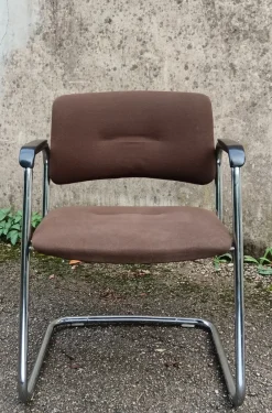 Clearance Pamono Set of Steelcase Office Chairs from Strafor, France, 1980s