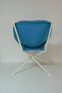 Pamono Set of Sun Day Garden Chair and Stool by Simon Desanta for Rosenthal, 1980s><noscript><img width=