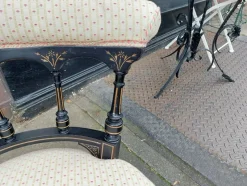 Pamono Set of Victorian Aesthetic Era Ebonised Children's Chairs><noscript><img width=