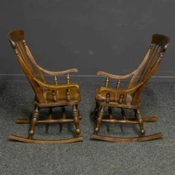 Best Pamono Set of Victorian Rocking Chairs