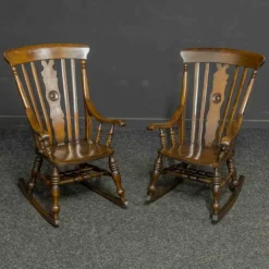 Best Pamono Set of Victorian Rocking Chairs