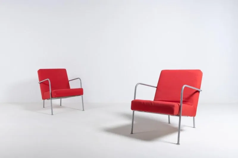 Discount Pamono Set of Vintage Bauhaus Style Armchairs from Ikea