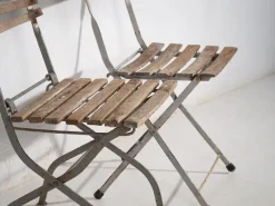 Pamono Set of Vintage Folding Garden Chairs, 1920> Garden Seating