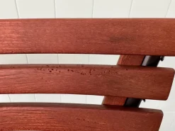 Pamono Set of Vintage Italian Bar Bistro Chairs in Metal and Wood, 1950s><noscript><img width=