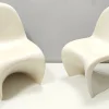 Sale Pamono Set of Vintage Ivory Plastic Side Chairs, 1990s