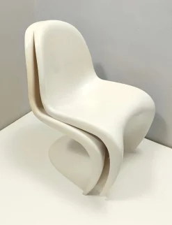 Sale Pamono Set of Vintage Ivory Plastic Side Chairs, 1990s