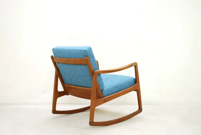 Sale Pamono Set of Vintage Rocking Chair by Ole Wanscher for France & Søn