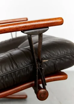 Sale Pamono Set of Vintage Scandinavian Armchair with Ottoman by Arnt Lande for Westnofa, 1970s