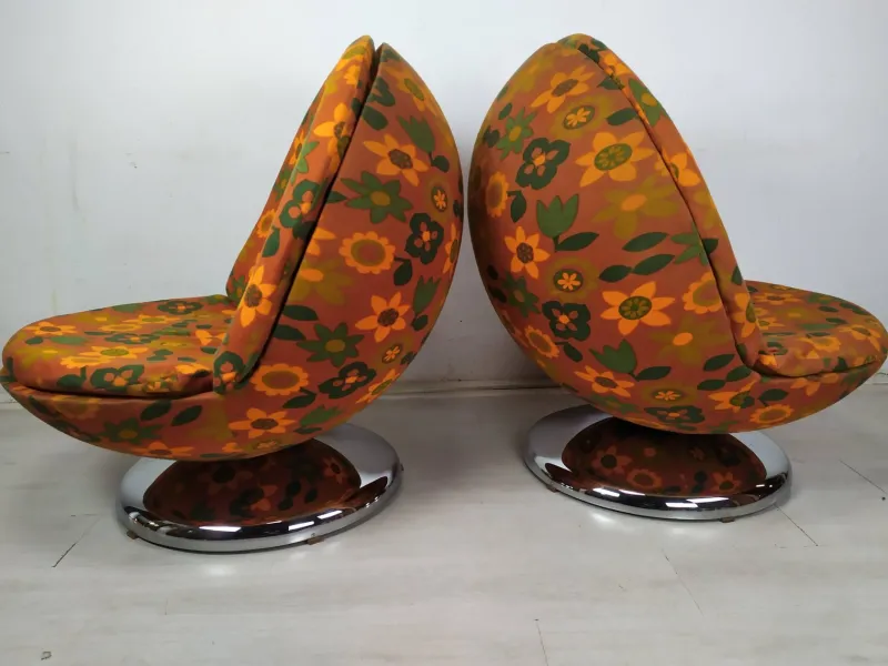 Discount Pamono Set of Vintage Space Age Ball Chairs, 1970s