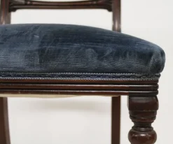 Pamono Set of Vintage Victorian Dark Walnut Chairs><noscript><img width=