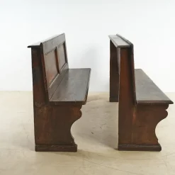 Pamono Set of Wooden Benches, 19th Century><noscript><img width=