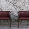 Pamono Set of Wooden Desk Chairs, 1950s> Office Chairs
