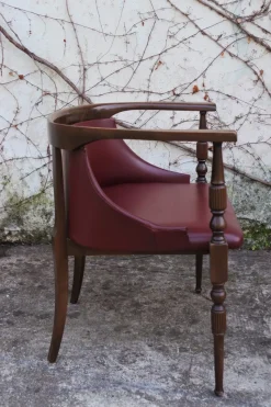Pamono Set of Wooden Desk Chairs, 1950s><noscript><img width=