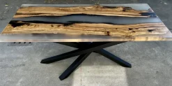 Pamono Seta Table in Epoxy Resin by Andrea Toffanin for Hood - Back & Forth Design> Tables