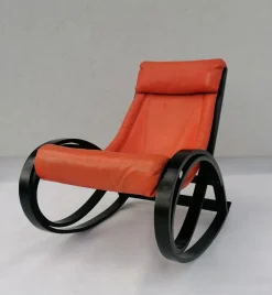 Pamono Sgarsul Rocking Chair by Gae Aulenti for Poltronova, 1960s><noscript><img width=