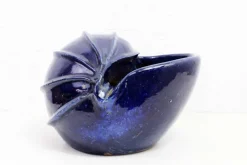 Pamono Shell-Shaped Flower Pot, 1970> Planters And Jardiniere