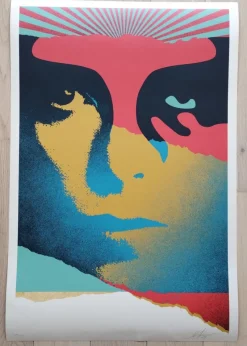 Pamono Shepard Fairey (Obey), A Cracked Icon, Screenprint> Prints & Multiples
